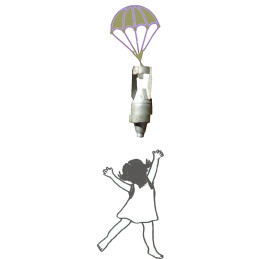 Le missile inclusif parachuté